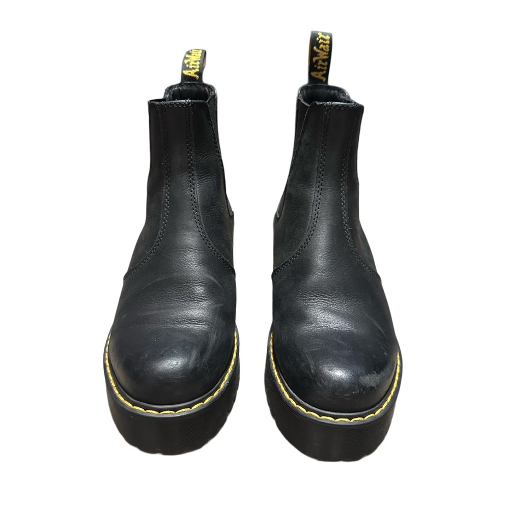 Rometty Wyoming Leather Platform Chelsea Boots